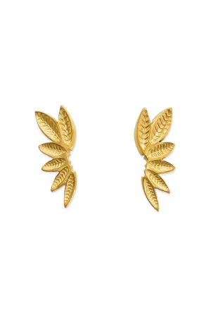 6-Leaf Stud Earrings