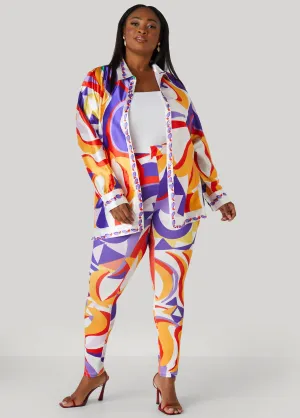 Abstract Print Leggings