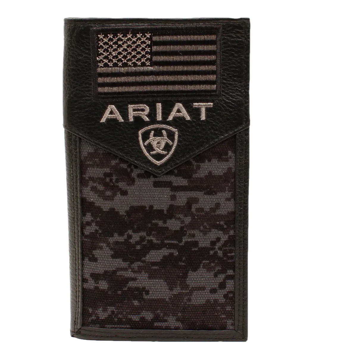 Ariat Men's Black Camo Rodeo Wallet A3536401
