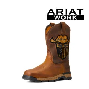 ARIAT Men's Rebar Flex West Venttek Square Toe Work Boot 10040436