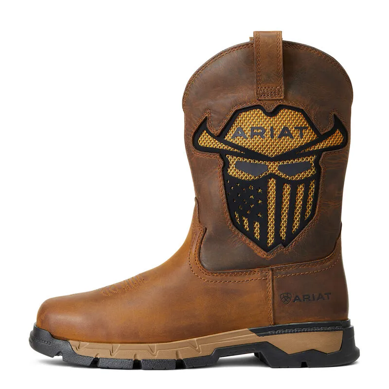 ARIAT Men's Rebar Flex West Venttek Square Toe Work Boot 10040436