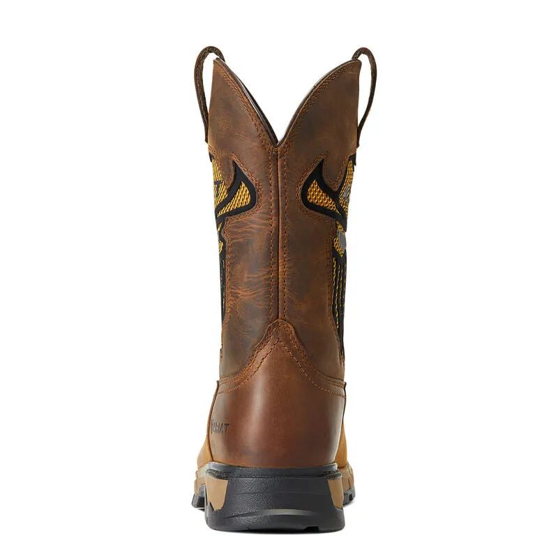 ARIAT Men's Rebar Flex West Venttek Square Toe Work Boot 10040436