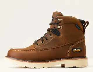 ARIAT Men's Rebar Lift 6 Inch H20 Round Toe Waterproof Work Boot 10046877
