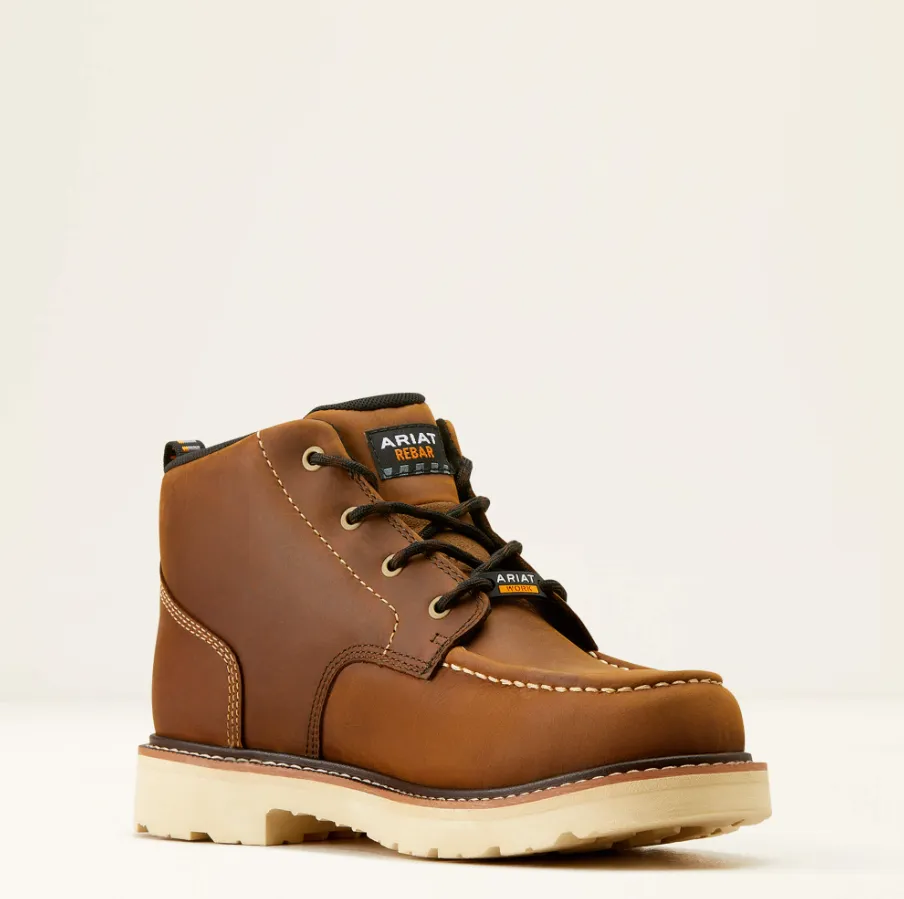 ARIAT Men's Rebar Lift Chukka Waterproof Soft toe Work Shoe 10050846