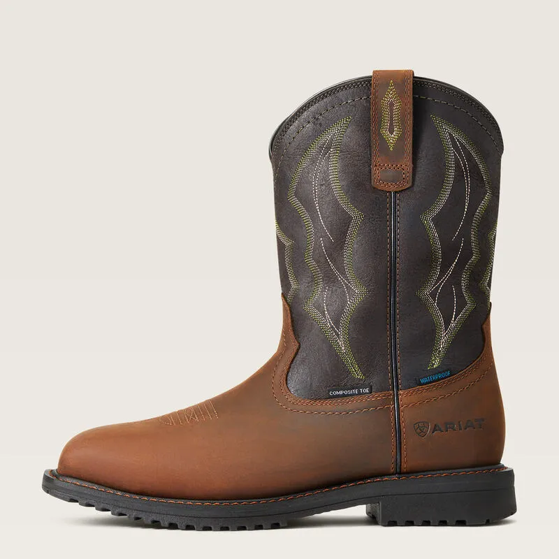 ARIAT Men's Rigtek Western Waterproof Work Boot 10034156