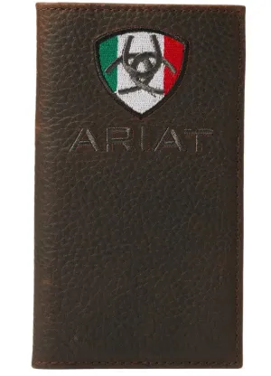 ARIAT Men's Rodeo Wallet Mexican Flag Logo A35491282