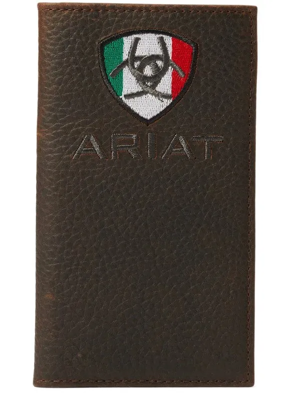 ARIAT Men's Rodeo Wallet Mexican Flag Logo A35491282