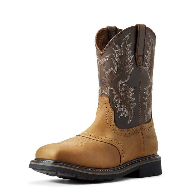 ARIAT Men's Sierra Wide Square Toe Steel Toe Work Boot 10010134