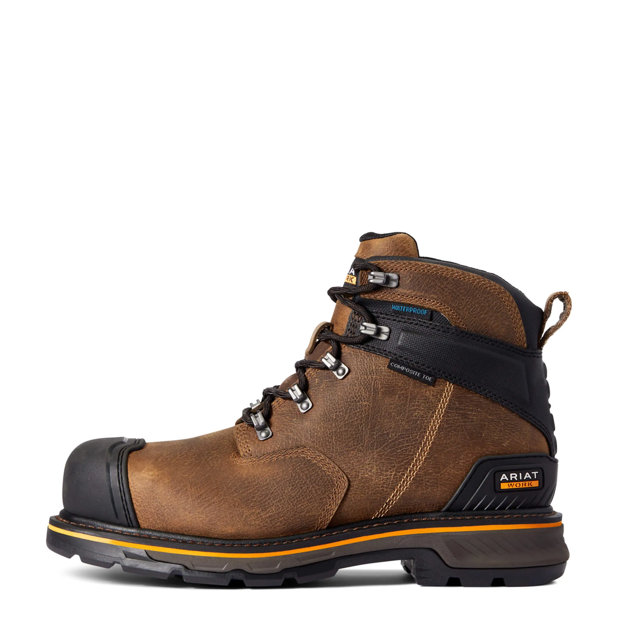 ARIAT Men's Stump Jumper 6 Inch Waterproof Composite Toe Work Boot 10038299