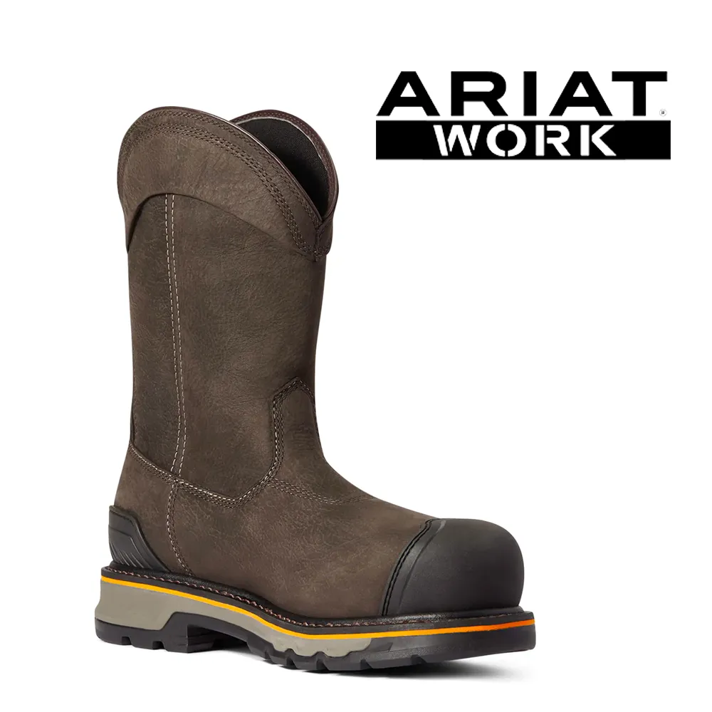 ARIAT Men's Stump Jumper Pull On Composite Toe Waterproof Work Boot 10038282