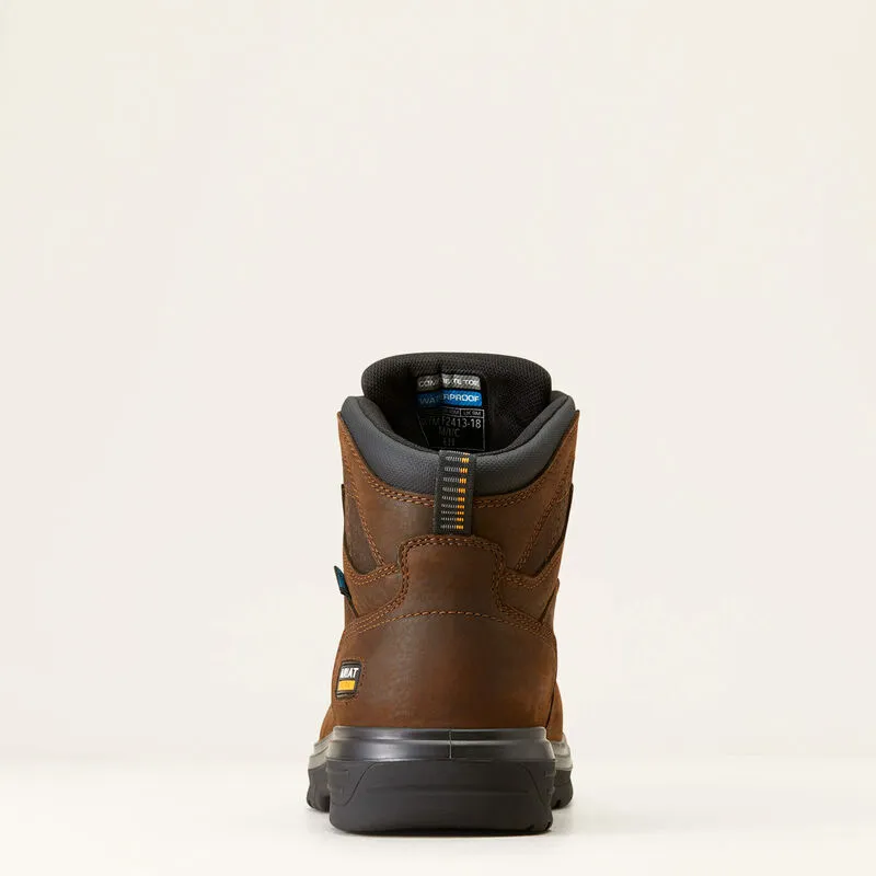 ARIAT Men's Turbo 6 Inch Waterproof Carbon Toe Work Boot 10046861
