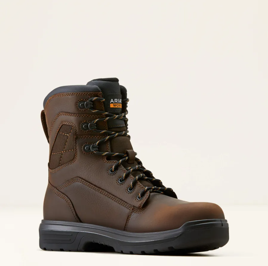 ARIAT Men's Turbo 8" H2O Carbon Toe Waterproof Work Boot 10050823