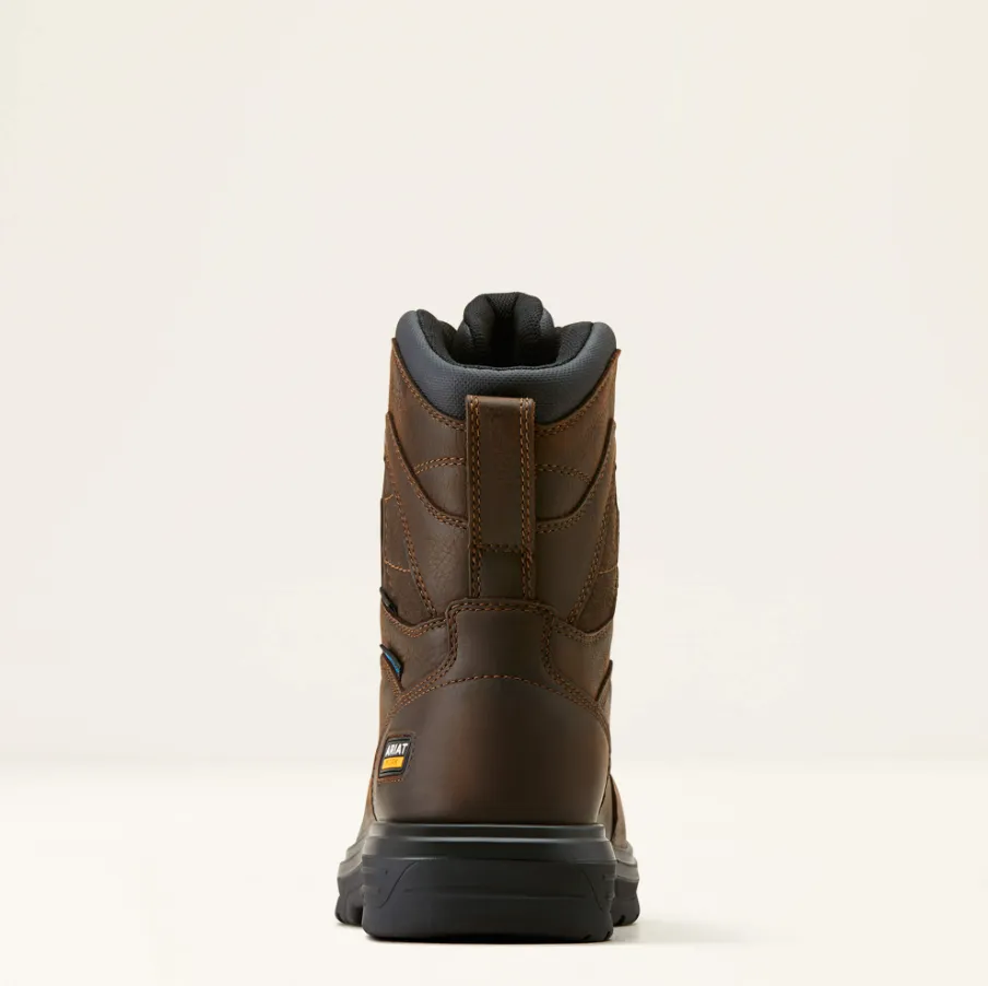ARIAT Men's Turbo 8" H2O Carbon Toe Waterproof Work Boot 10050823