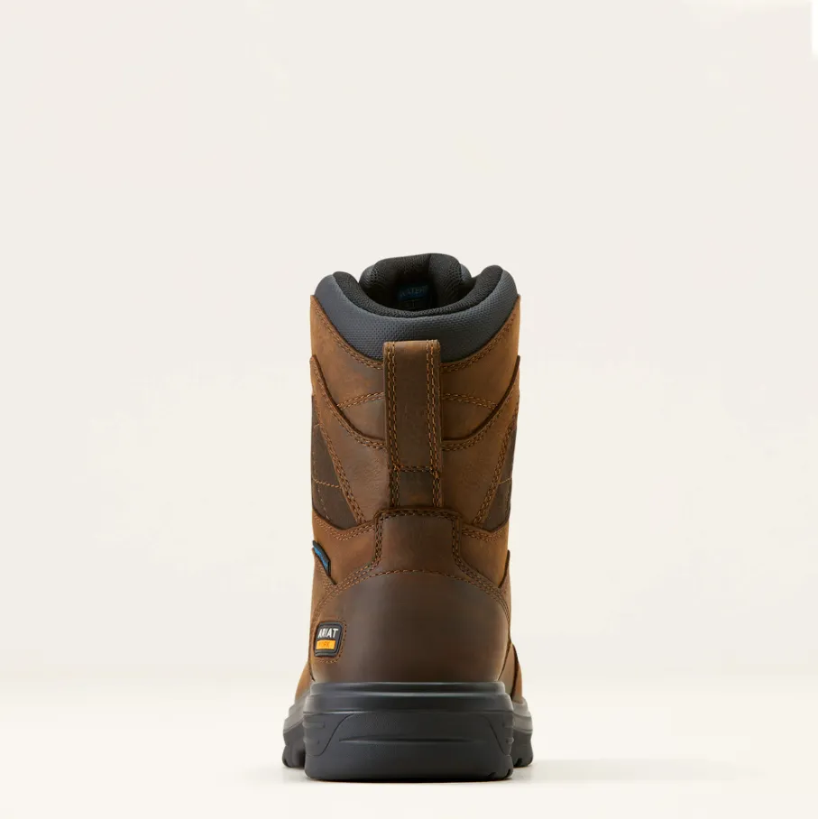 ARIAT Men's Turbo 8" H2O Soft Toe Waterproof Work Boot 10050843
