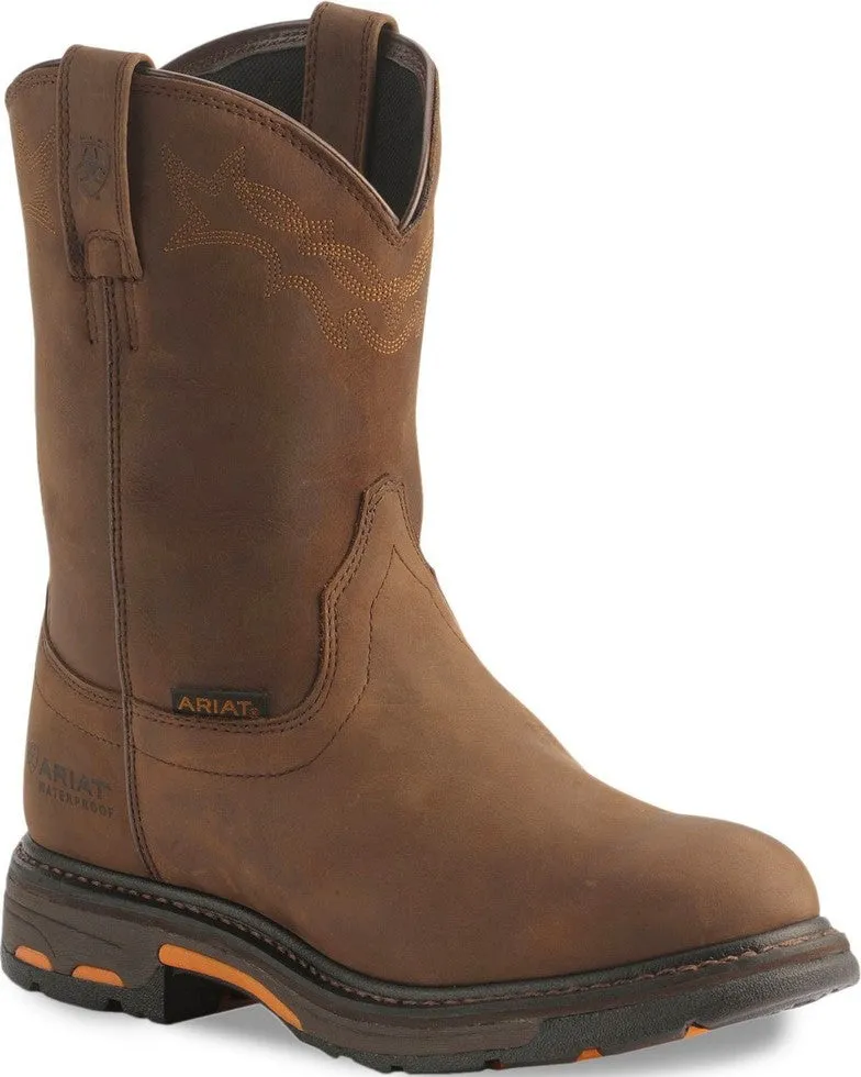 ARIAT Men's Workhog 10 Inch Waterproof Work Boot 10001198