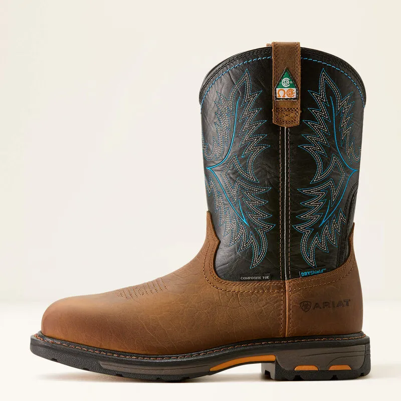 ARIAT Men's WorkHog CSA Waterproof Composite & Wide Square Toe Work Boot 10042554