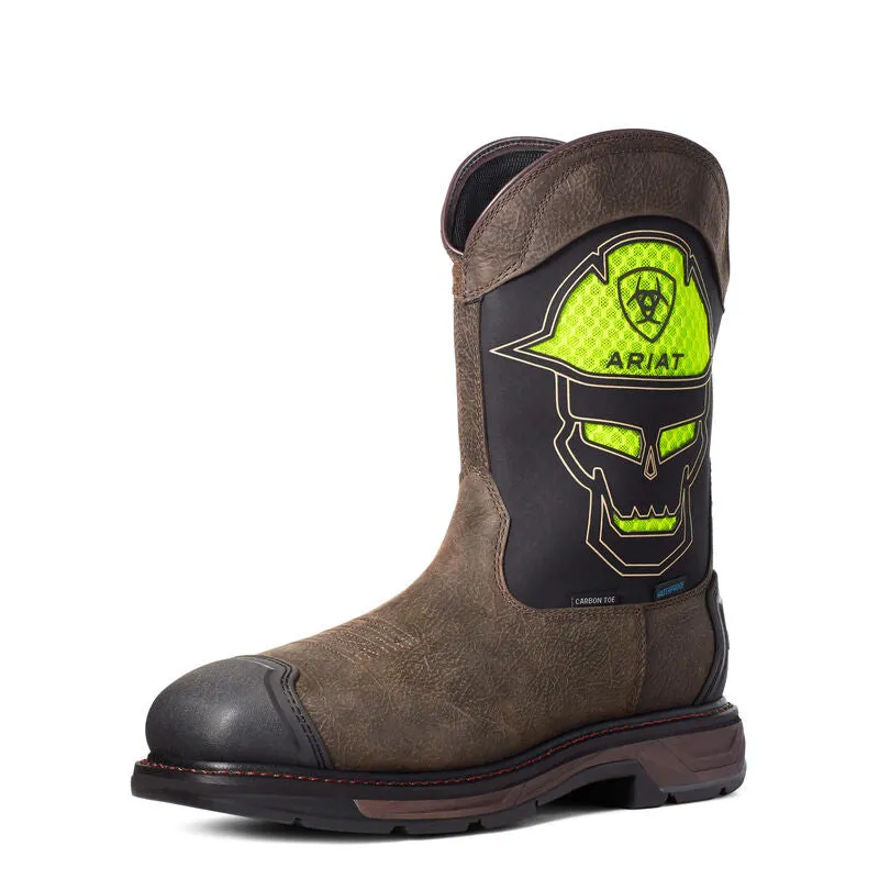 ARIAT Men's Workhog Patriot Waterproof Carbon Toe  Work Boot 10035881