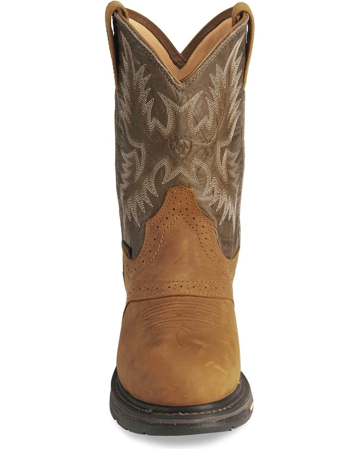 ARIAT Men's WorkHog Round Toe Waterproof Work Boot 10008633