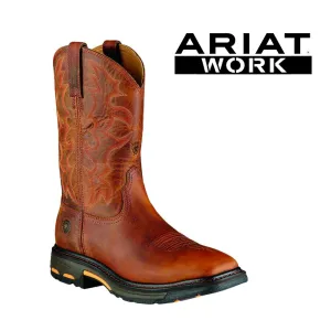 ARIAT Men's Workhog Wide Square Toe Steel Toe Work Boot 10007044