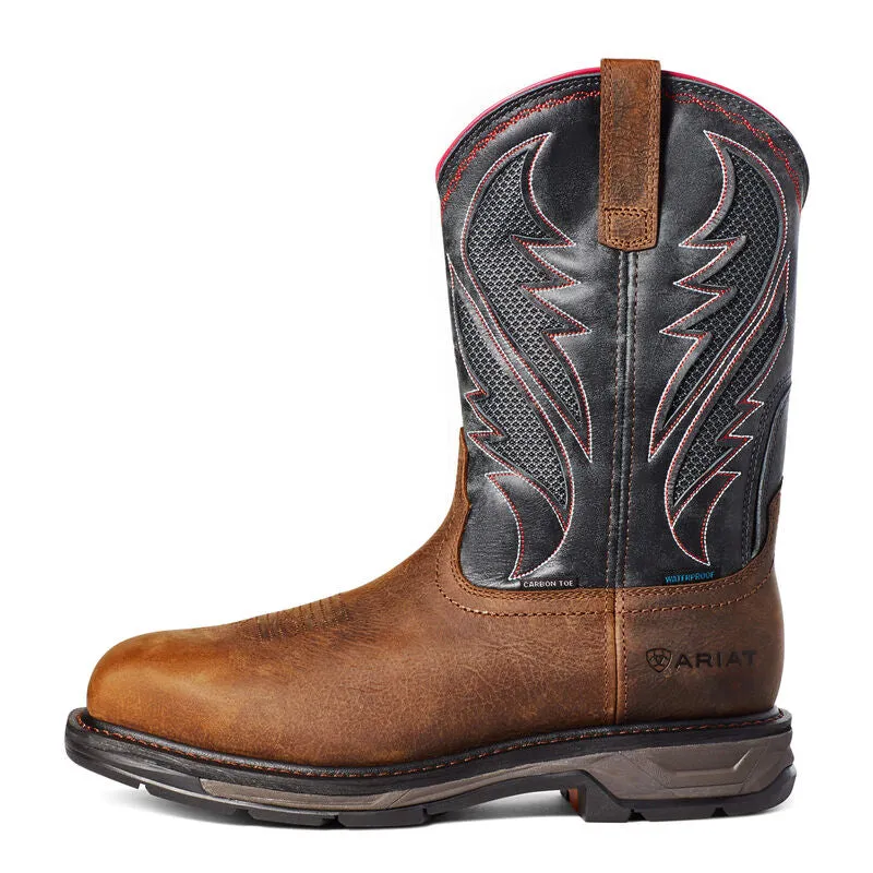 ARIAT Men's Workhog XT Venttek Waterproof Carbon Toe Work Boot 10036005