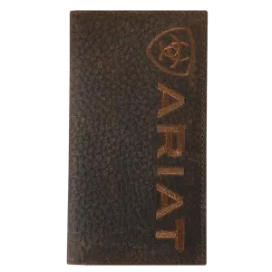 ARIAT Rodeo Bullhide Brown Embroidered Wallet A3554302
