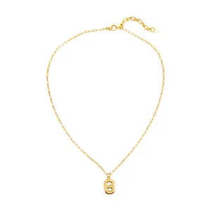 B Bubble Necklace with Chain