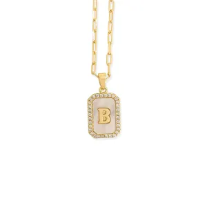 B Letter Necklace