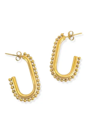 Beaded Hoop Earrings