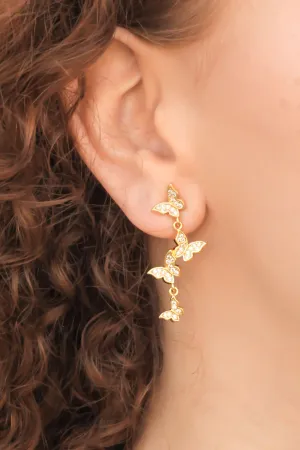 Butterfly Drop Earring