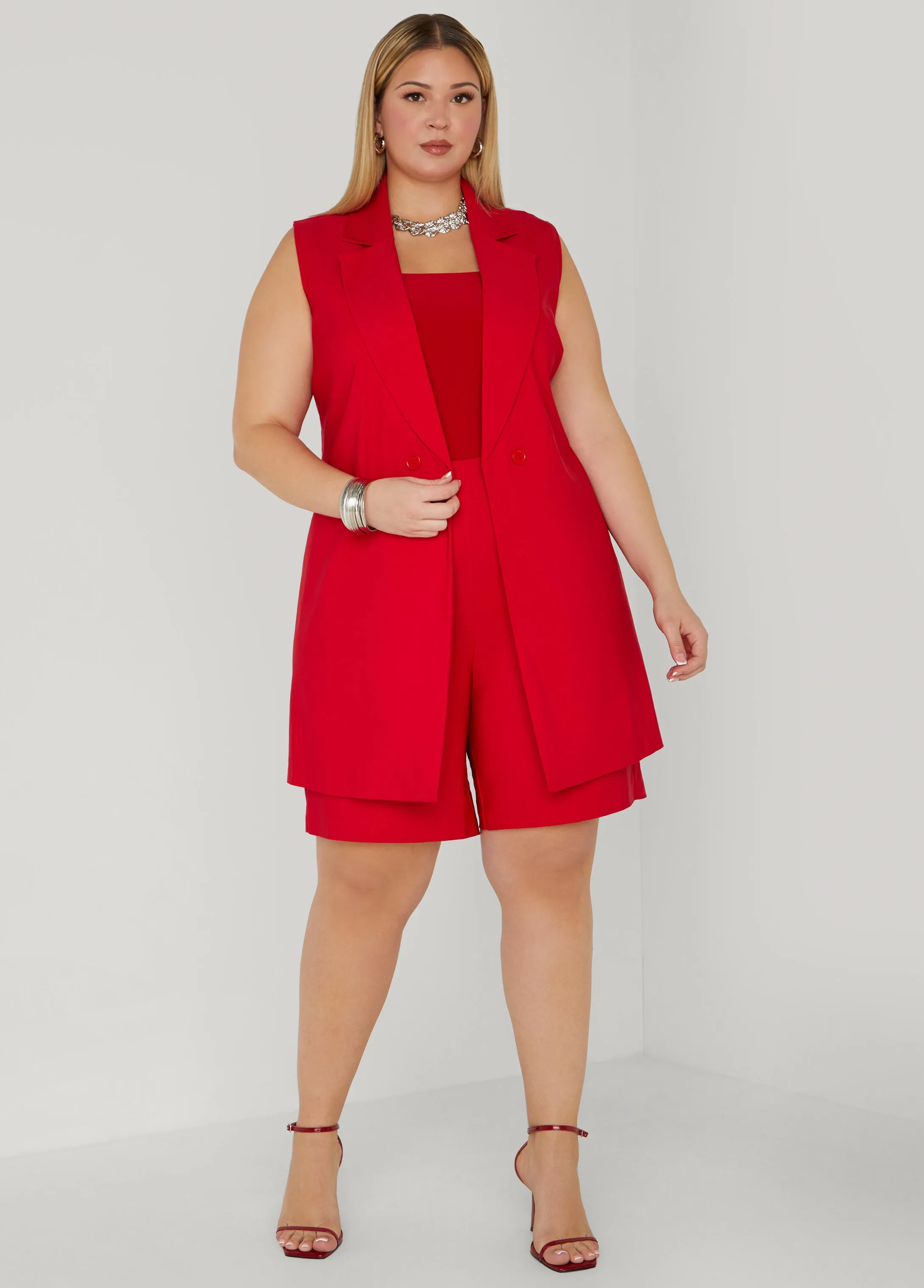 Button Embellished Vest