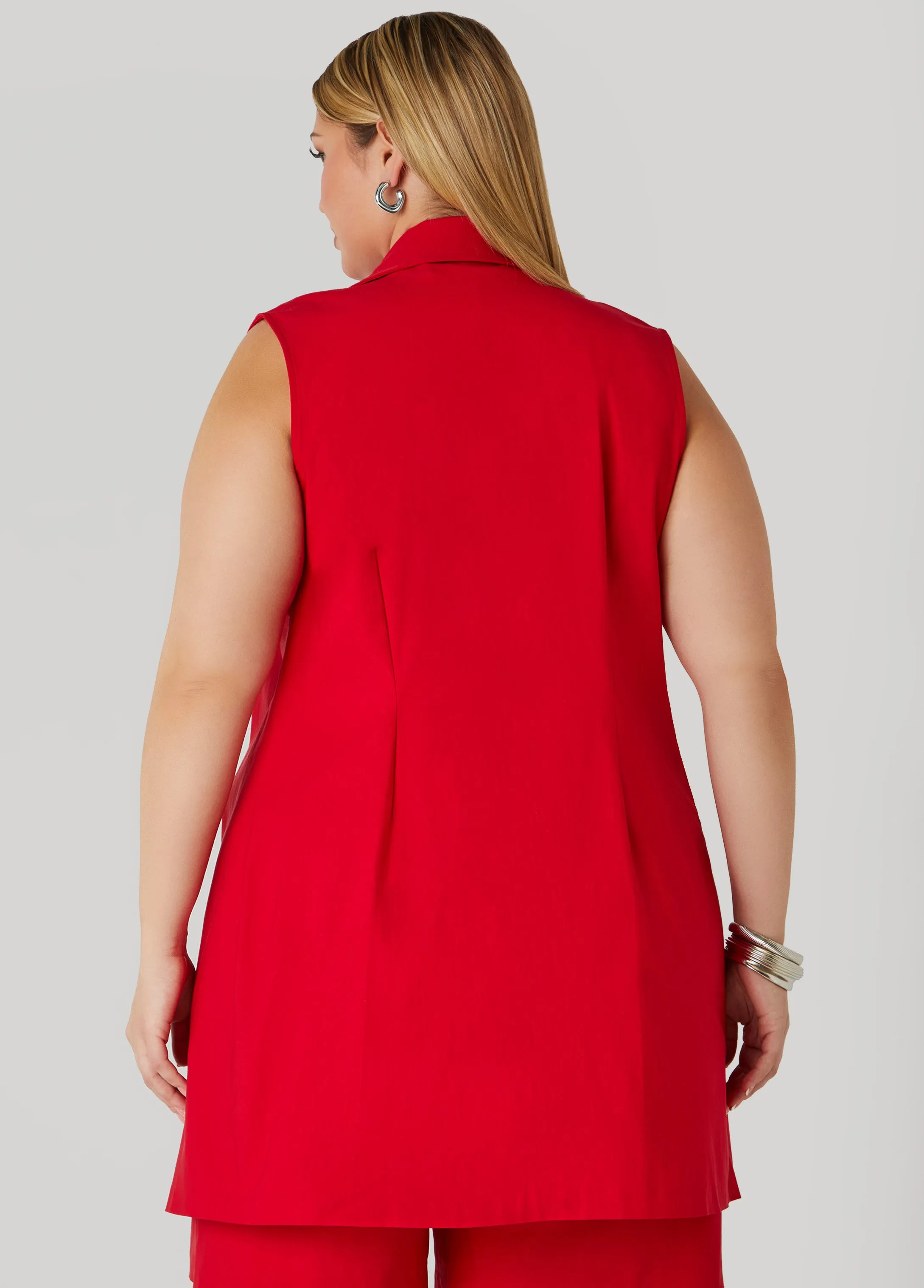 Button Embellished Vest