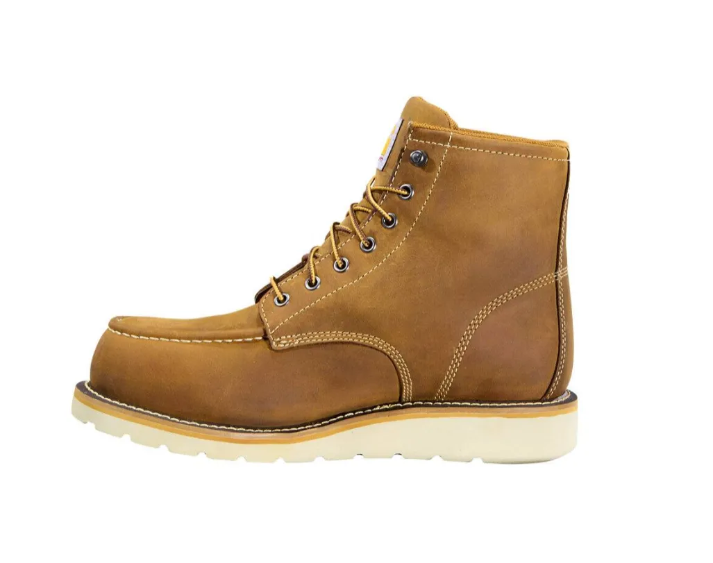 CARHARTT Men's 6" Wedge Waterproof Moc Nano Toe Work Boot FW6425