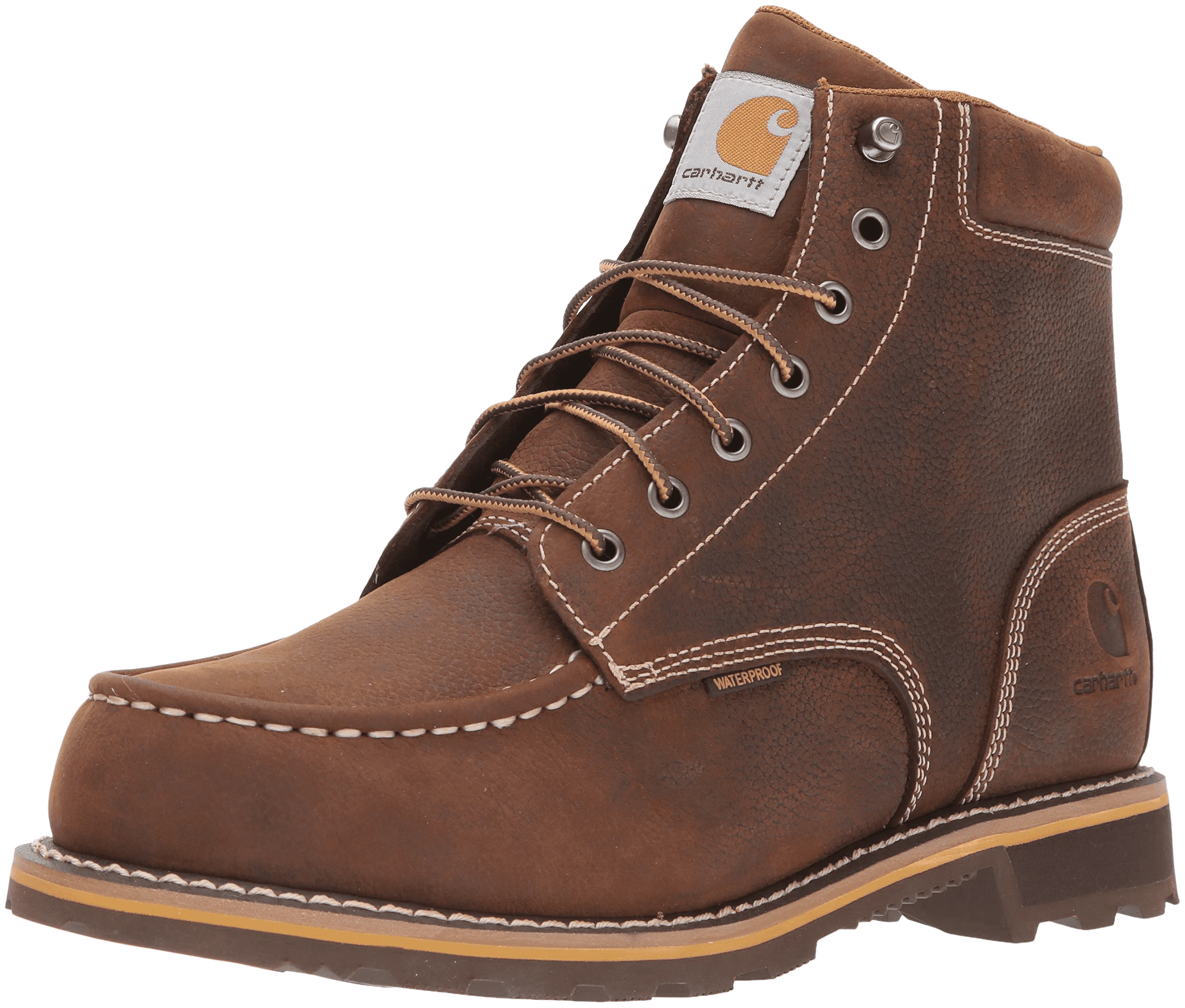 CARHARTT Men's Moc Toe Lug 6 Inch Waterproof Work Boot CMW6197