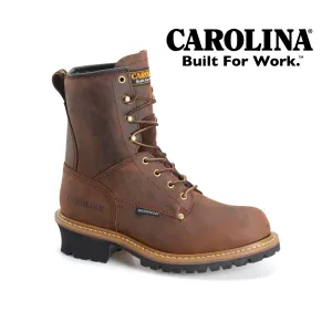 CAROLINA Men's Elm 8 Inch Steel Toe Waterproof Logger Work Boot CA9821