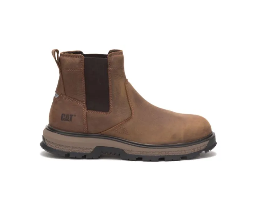 CATERPILLAR Men's Exposition Chelsea Alloy Toe Waterproof Work Boot P91369