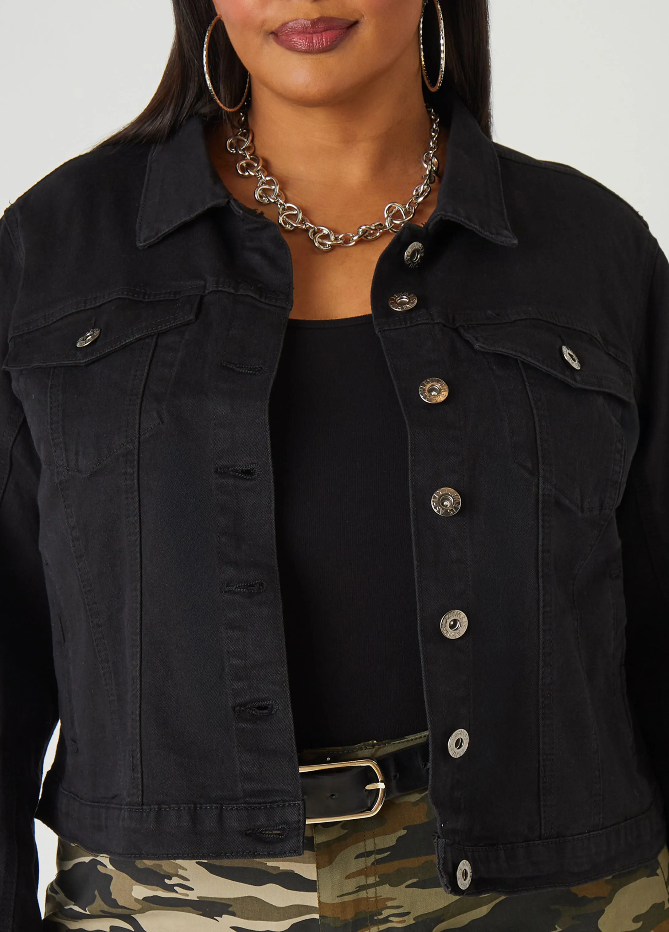 Classic Stretch Denim Jacket