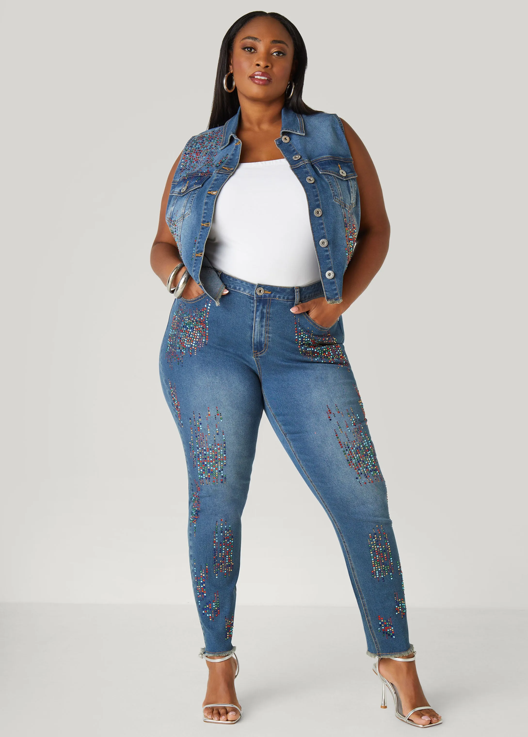 Crystal Skinny Jeans