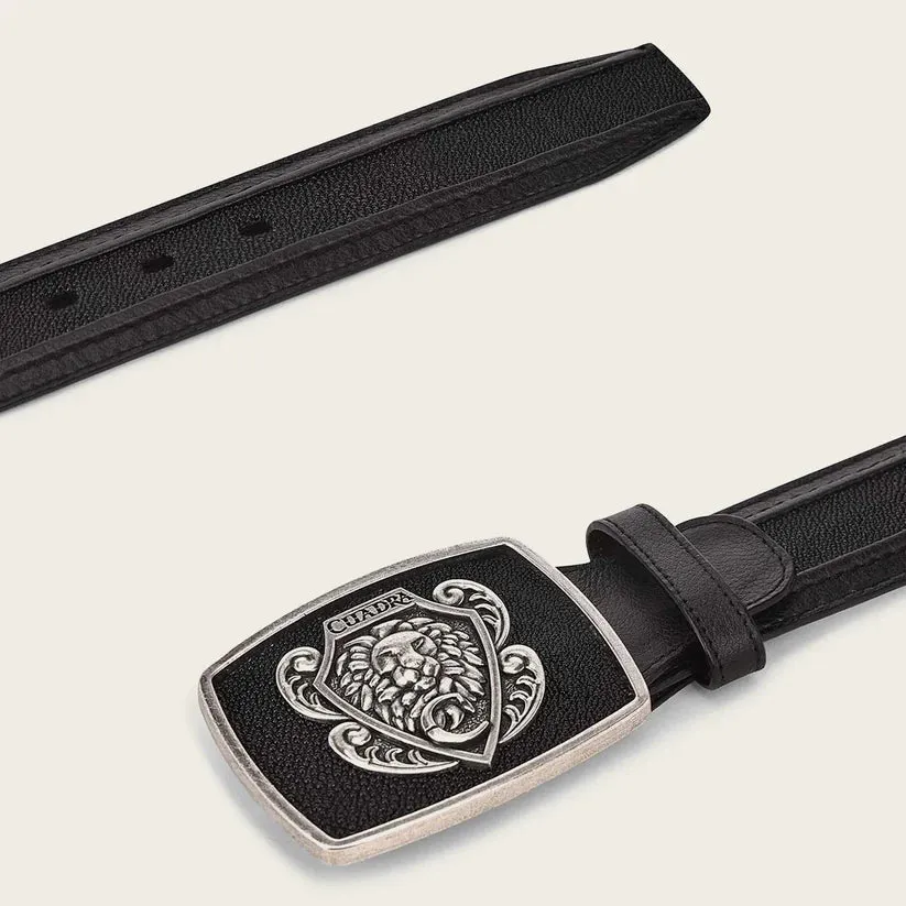 CUADRA Men's Genuine Exotic Stingray Leather Western Belt BC170