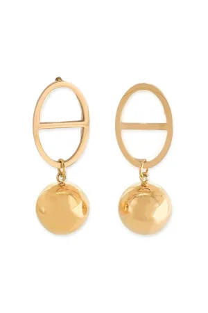 Dangling Sphere Earrings