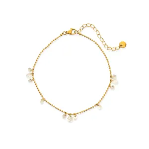 Dangling Stone Anklet