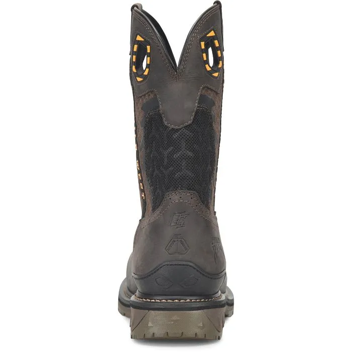 DOUBLE-H Men's 11 In Crucible Square Toe Waterproof Composite Toe Work Boot PH5020
