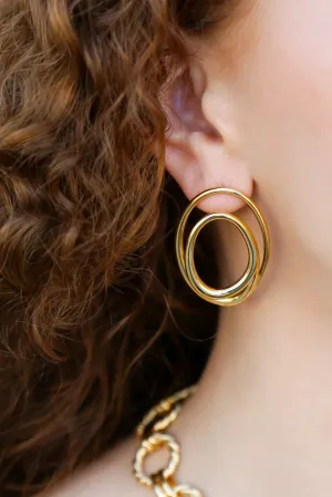Double Hoop Earring
