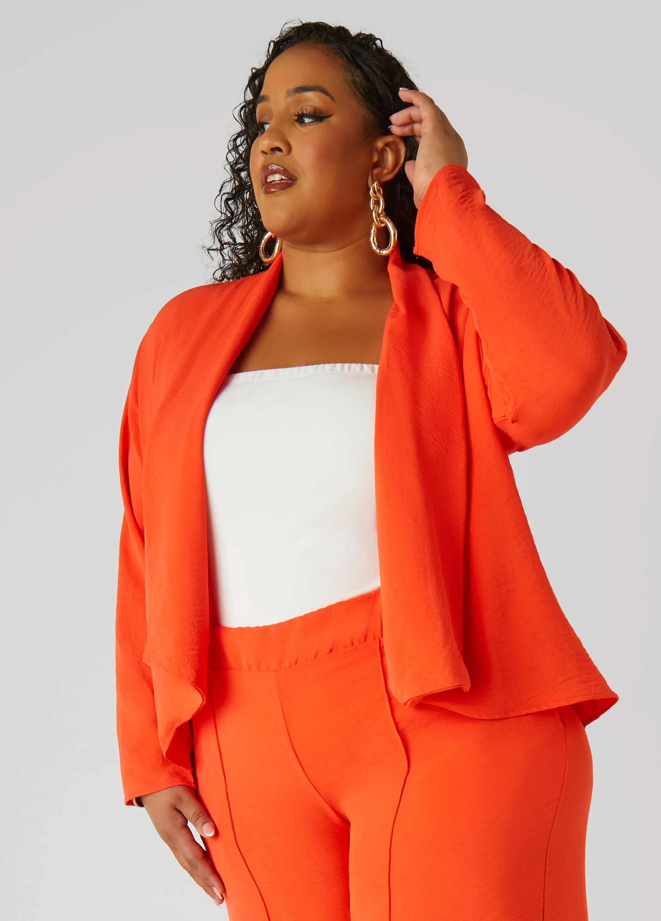 Draped Textured Jacket