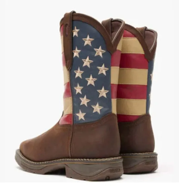 DURANGO Men's Rebel Steel Toe Flag Western Flag Work Boot DB020