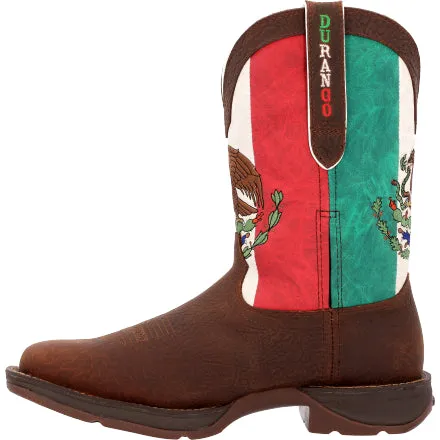 DURANGO Men's Rebel Steel Toe Mexico Flag Western Work Boot DDB0431