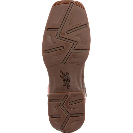 DURANGO Men's Rebel Steel Toe Mexico Flag Western Work Boot DDB0431