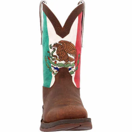 DURANGO Men's Rebel Steel Toe Mexico Flag Western Work Boot DDB0431