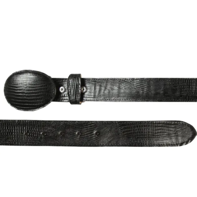 EL GENERAL Men's Belt Cowboy Imitation Lizard 44670