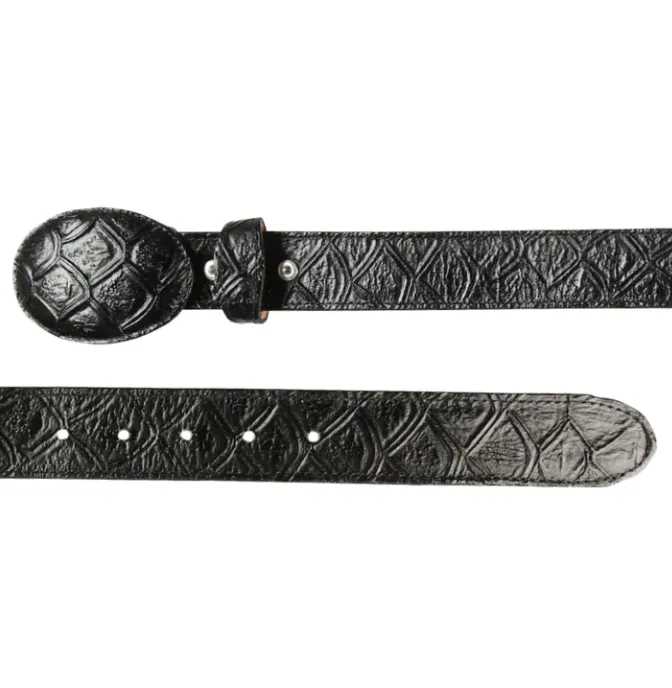 EL GENERAL Men's Imitation Monster Fish Piraracu Cowboy Belt 44667