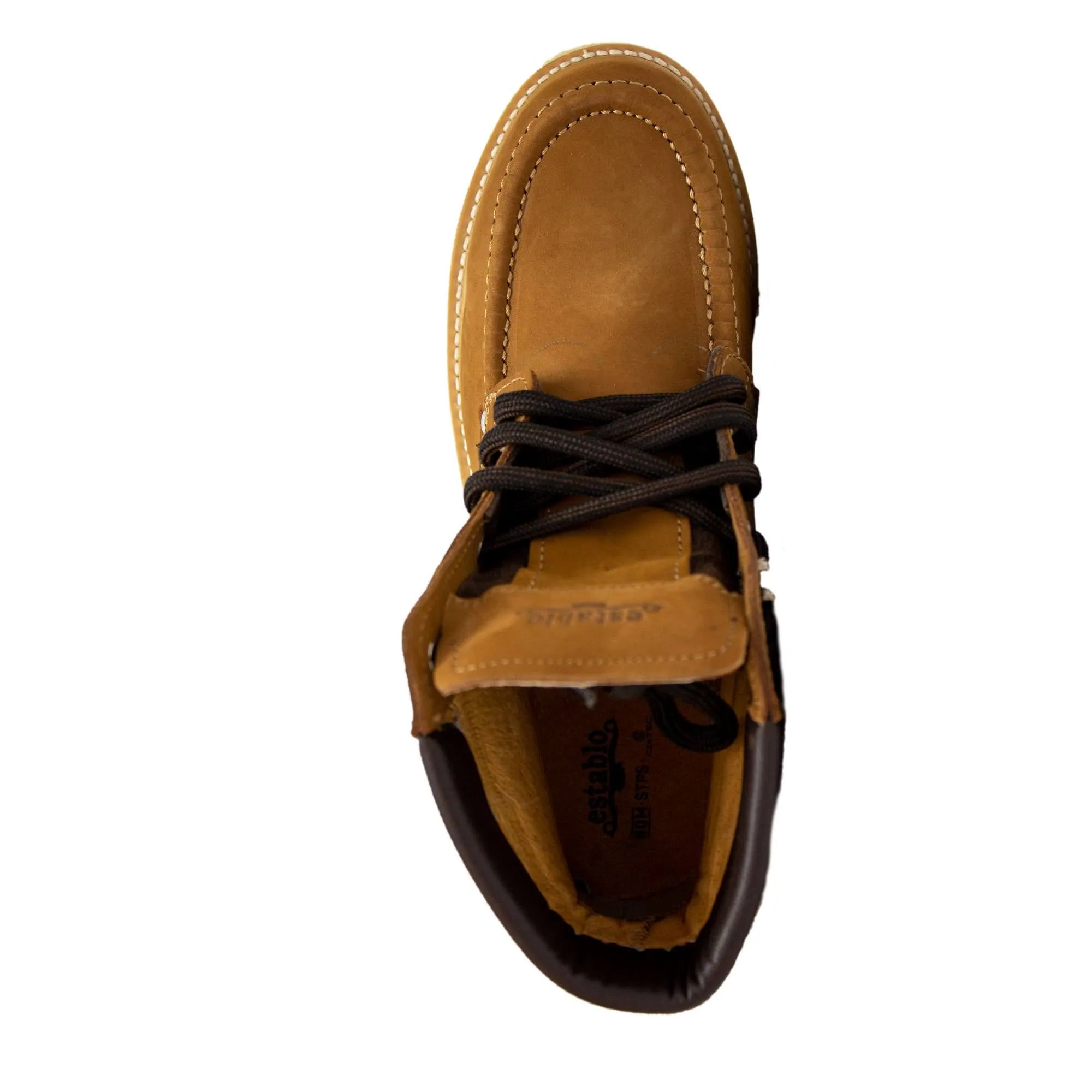 ESTABLO Men's Moc soft Toe Work Boot 91204